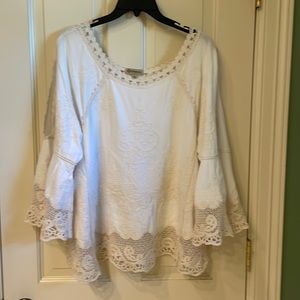 Embroidered blouse by Democracy